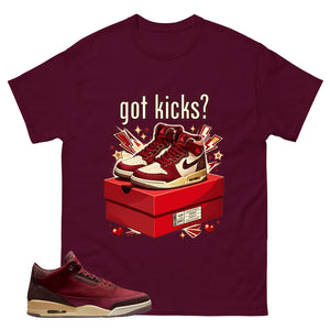 Red Bin23 3s Shirt Got Kicks Graphic
