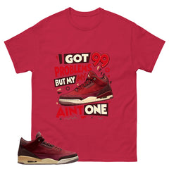 Red Bin23 3s Shirt I Got 99 Problems Graphic