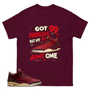 Red Bin23 3s Shirt I Got 99 Problems Graphic