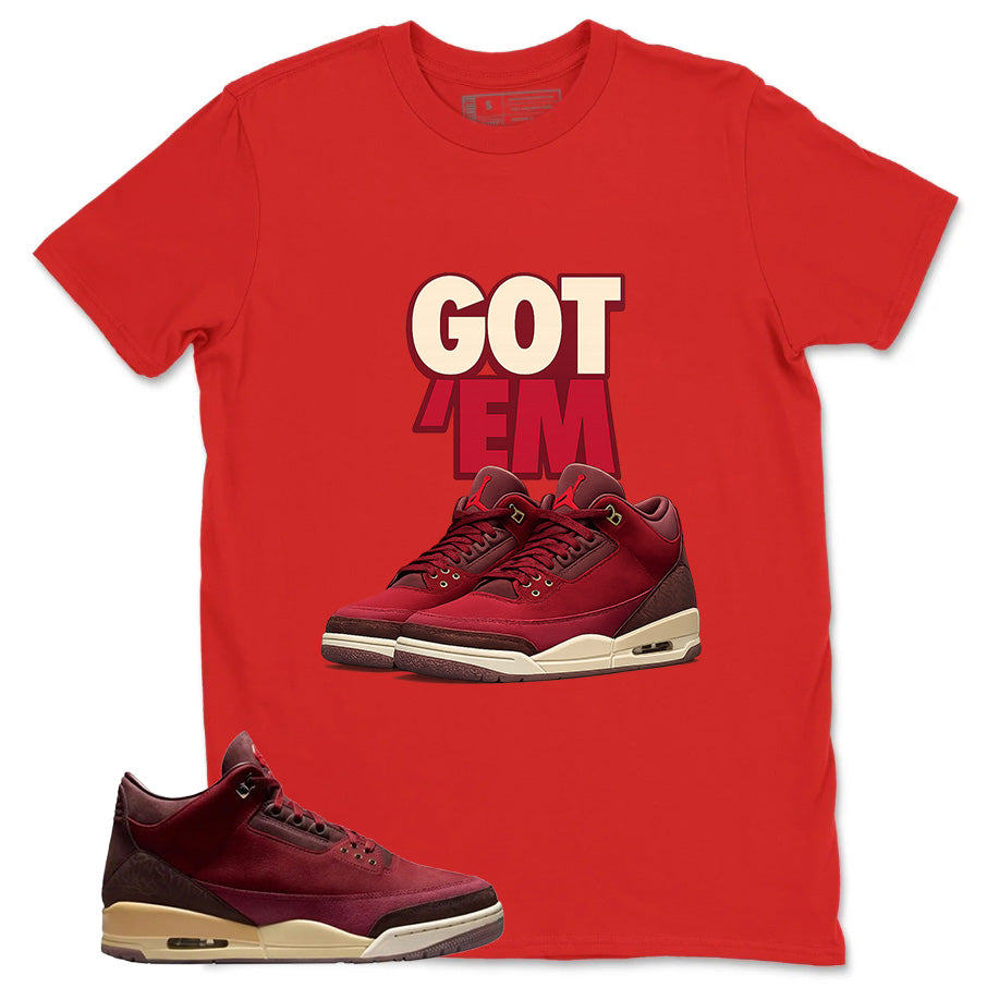 Red Bin23 3s Shirt Make Got Em Sneaker Graphic