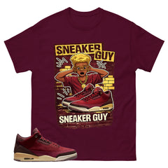 Red Bin23 3s Shirt Make Sneaker Guy Graphic