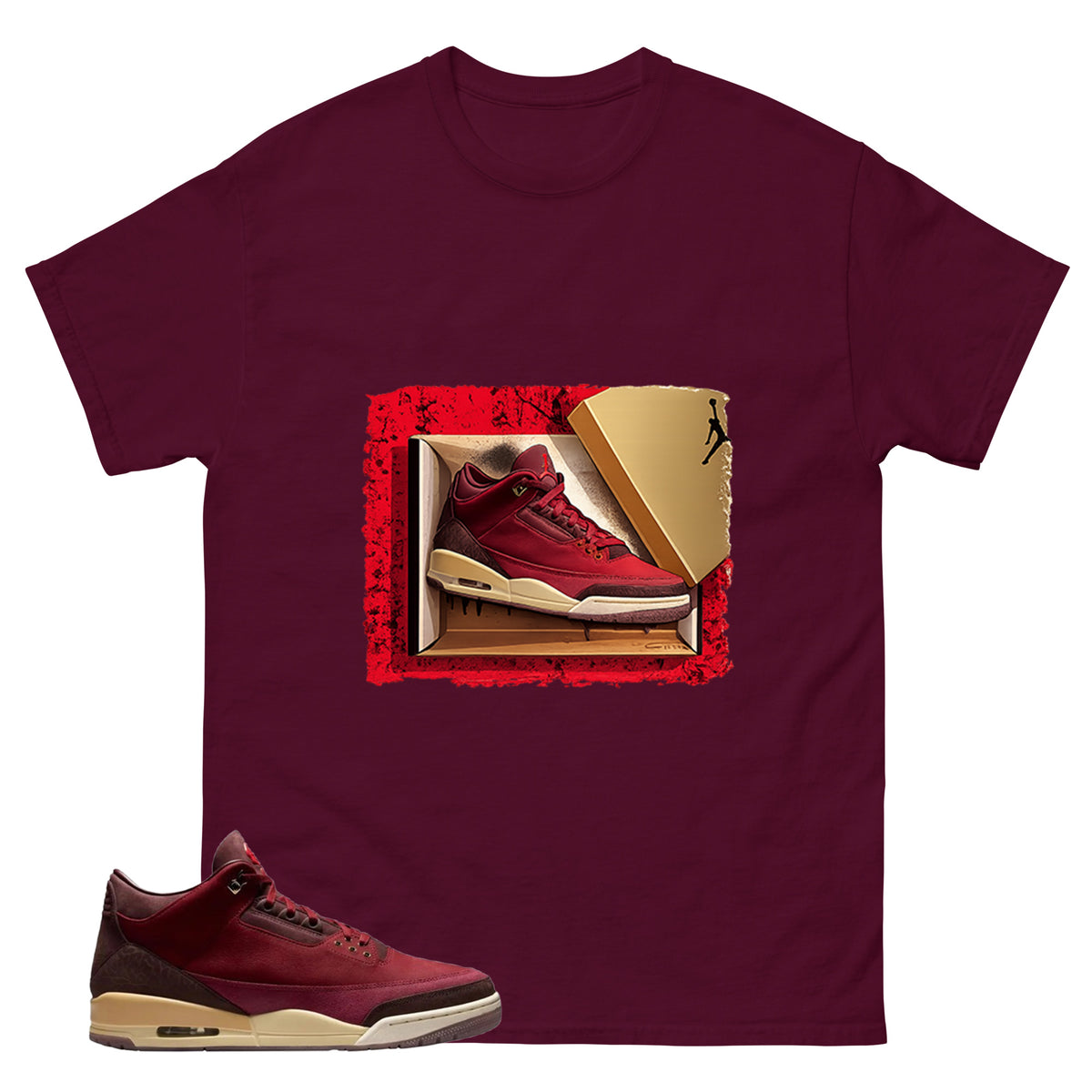Red Bin23 3s Shirt New Kicks Graphic