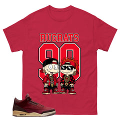 Red Bin23 3s Shirt Rugrats 90 Graphic