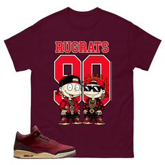 Red Bin23 3s Shirt Rugrats 90 Graphic