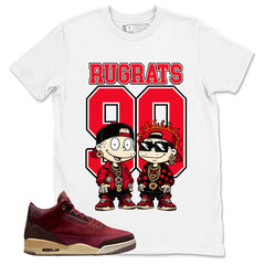 Red Bin23 3s Shirt Rugrats 90 Graphic