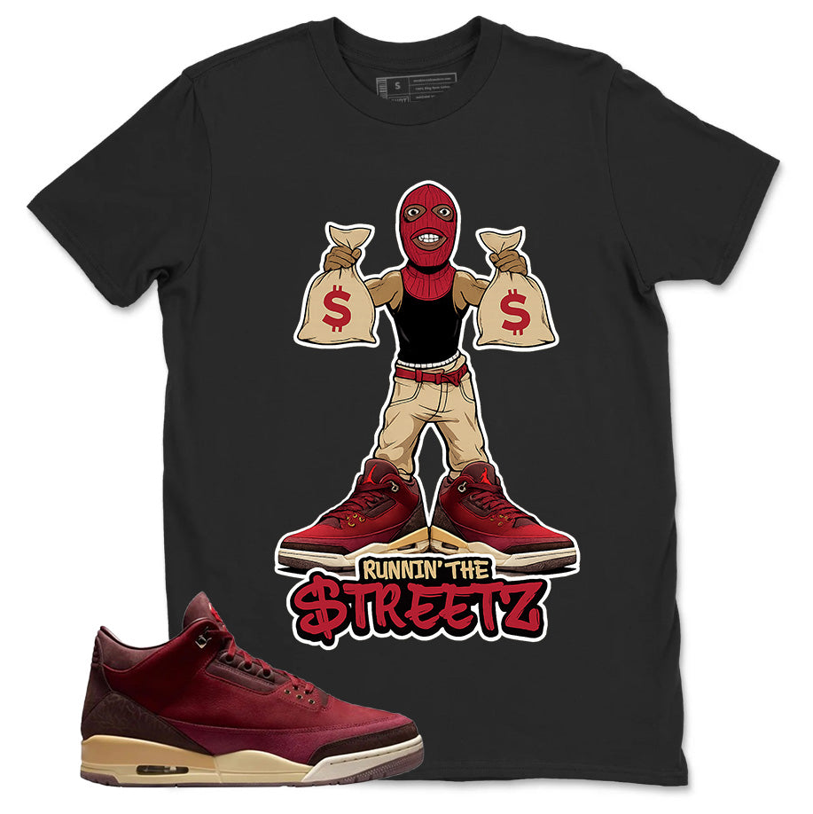 Red Bin23 3s Shirt Runnin The Street Graphic