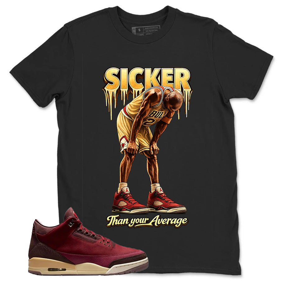 Red Bin23 3s Shirt Sicker Than Your Average Graphic