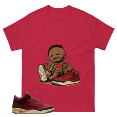 Red Bin23 3s Shirt Voodoo Dolls Graphic