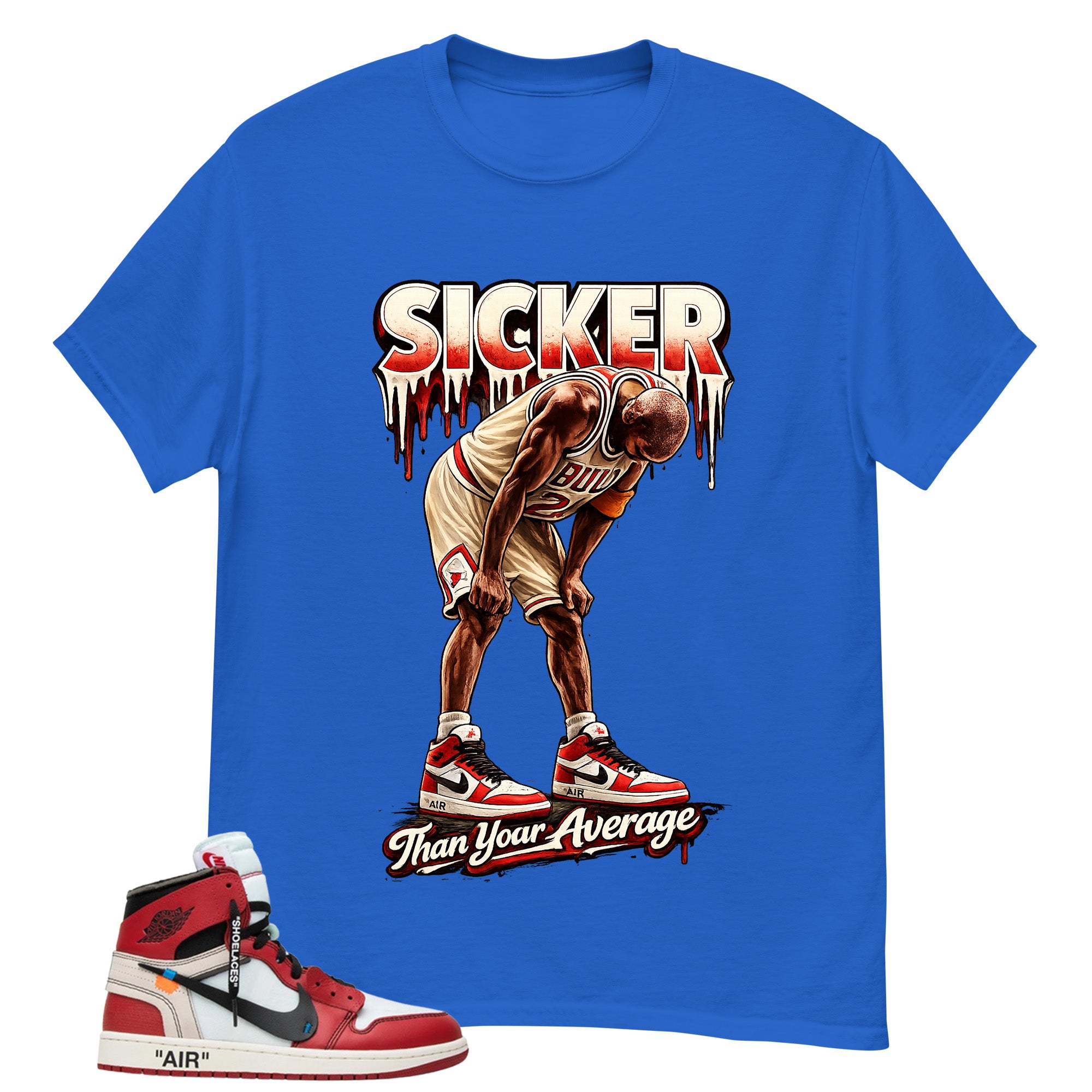 Red Off White Chicago 1s Shirt Sicker Than Your Average Graphic