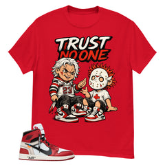 Red Off White Chicago 1s Shirt Trust None Graphic