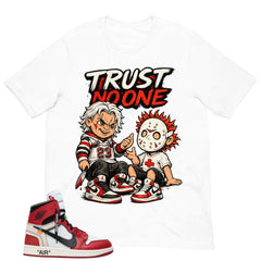 Red Off White Chicago 1s Shirt Trust None Graphic