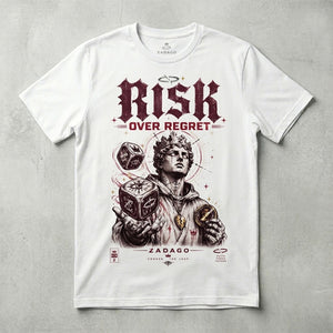 Risk Over Regret Graphic Tee - Shirt To Match Air Jordan 3 Bin23