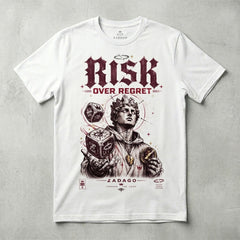 Risk Over Regret Graphic Tee - Shirt To Match Air Jordan 3 Bin23