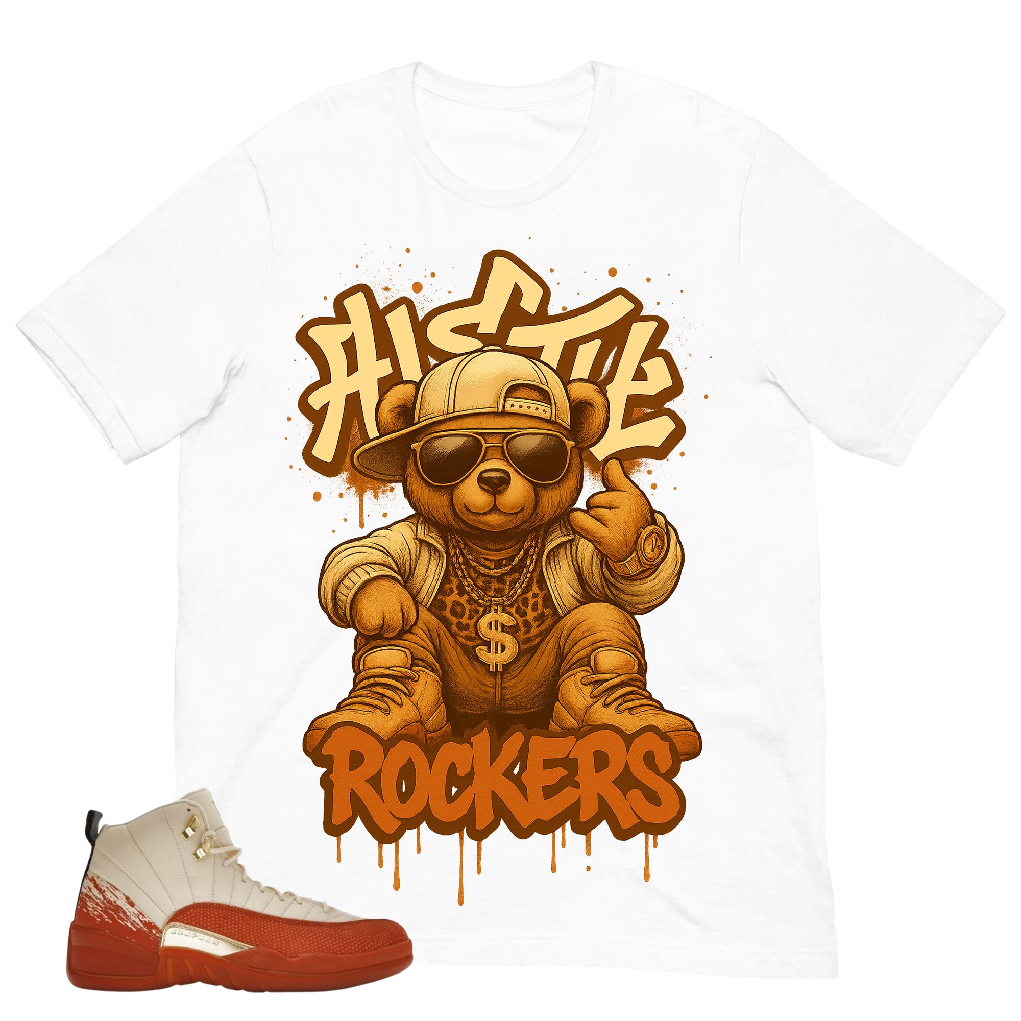 Rocker Bear Shirt - Matching Eastside Golf x Air Jordan 12 'Out the Mud'