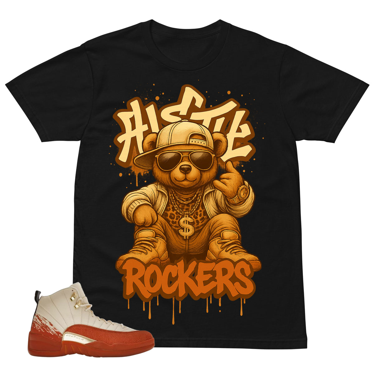 Rocker Bear Shirt - Matching Eastside Golf x Air Jordan 12 'Out the Mud'