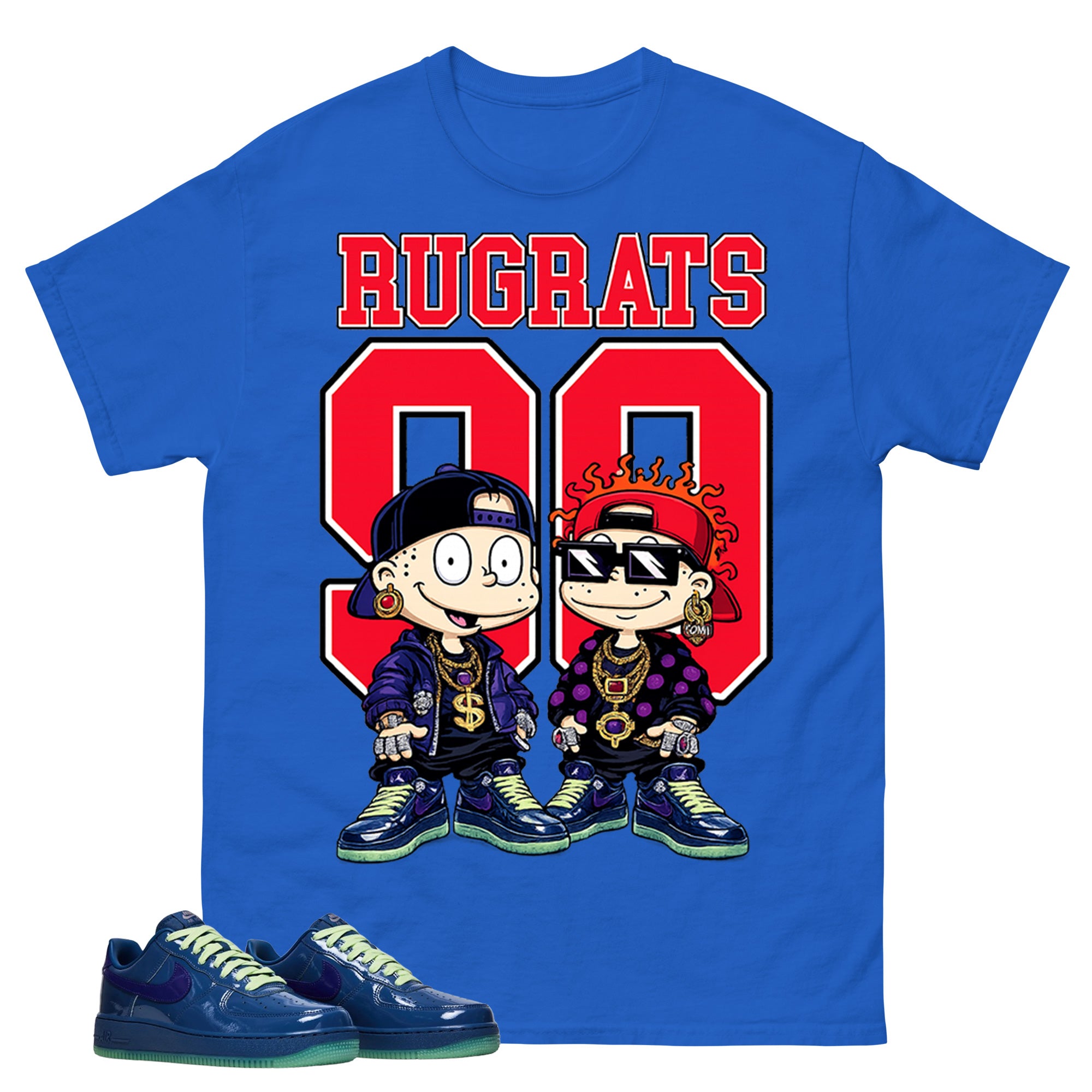 Rugrats 90 Graphic Tee, Shirt to Match Air Force 1 Mystic Navy, Air Force 1 Unisex Shirt