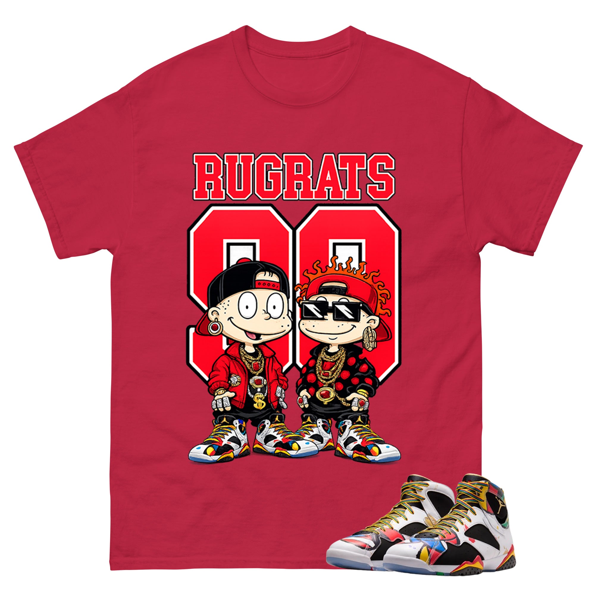 Rugrats 90 Graphic Tee, Shirt to Match Air Jordan 7 Miro, Air Jordan 7 Miro Unisex Shirt