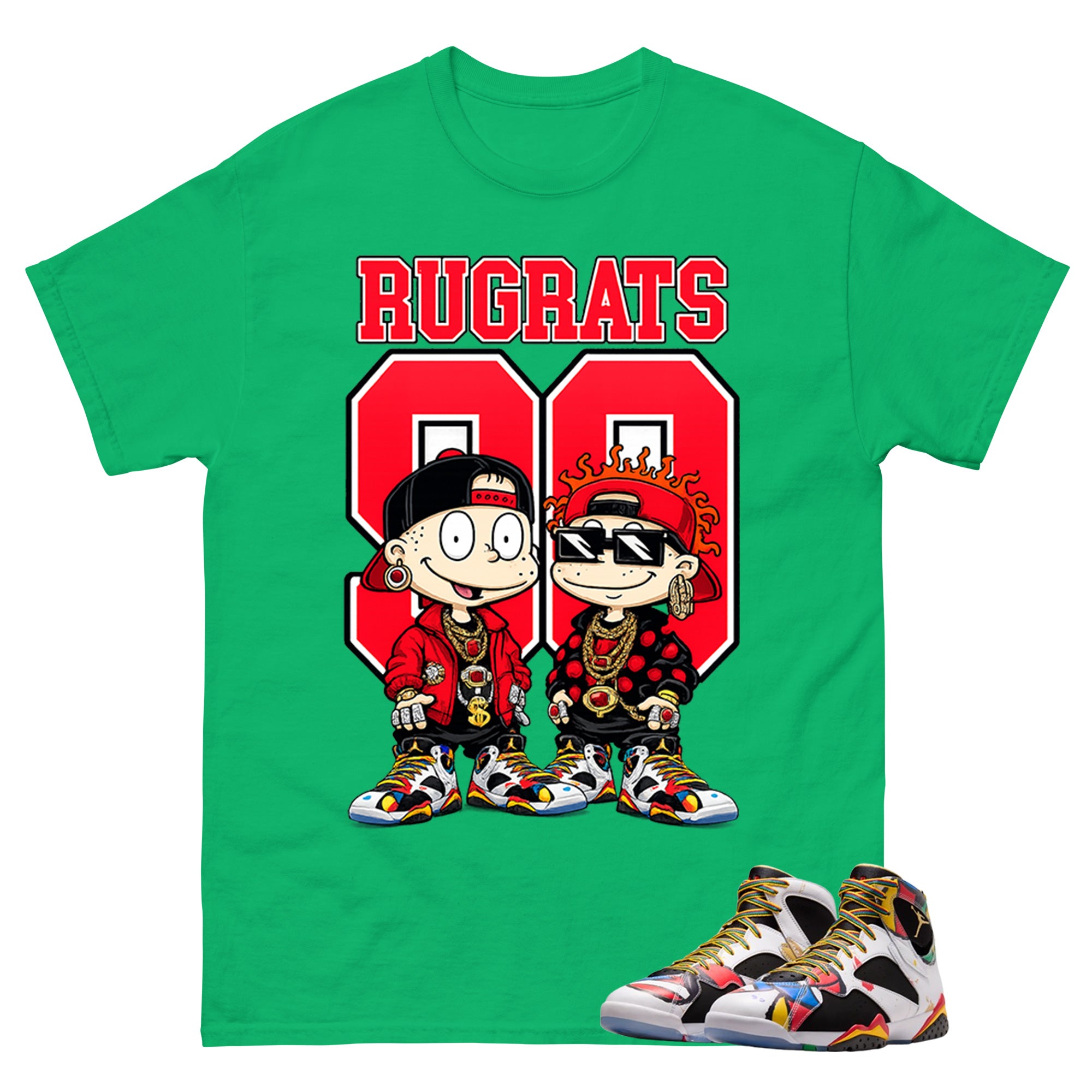 Rugrats 90 Graphic Tee, Shirt to Match Air Jordan 7 Miro, Air Jordan 7 Miro Unisex Shirt