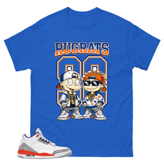 Rugrats 90 Shirt - Match Blue Air Jordan 3 Knicks