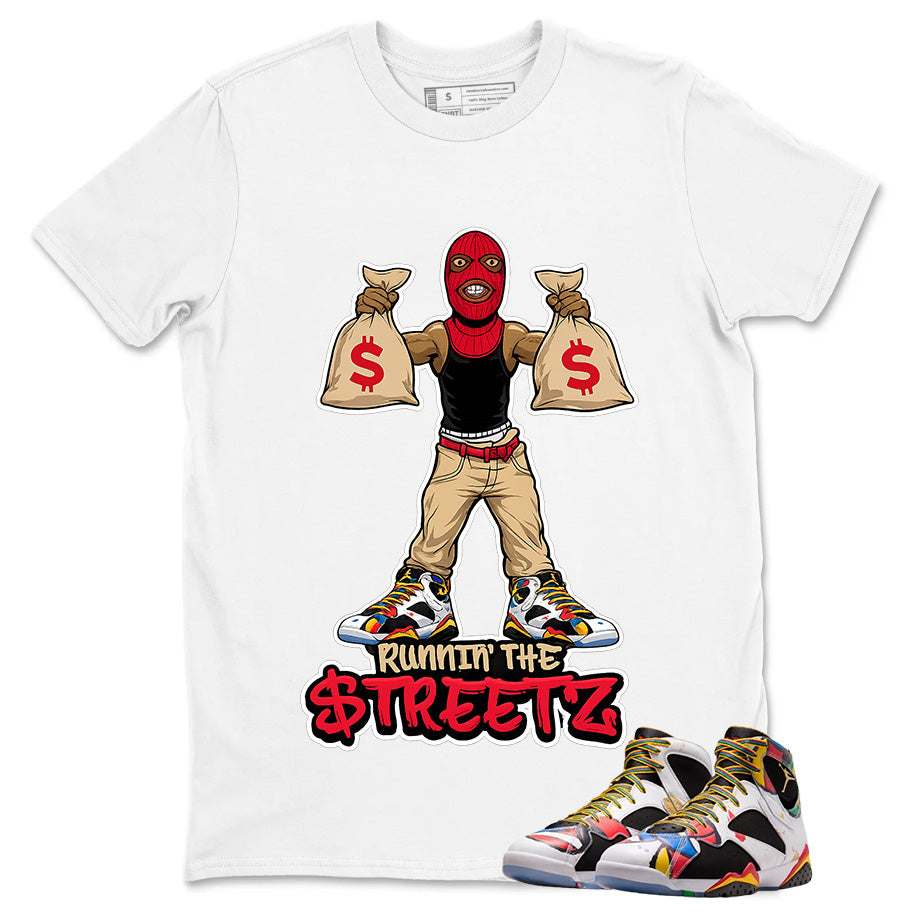 Runnin The Street Graphic Tee, Shirt to Match Air Jordan 7 Miro, Air Jordan 7 Miro Unisex Shirt