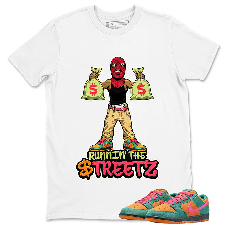 Runnin The Street Graphic Tee, Shirt to Match SB Dunk Green Noise, SB Dunk Green Noise Watermelon Unisex Shirt