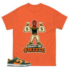 Runnin The Street Shirt - Match Green Dunk Low Miami Hurricanes