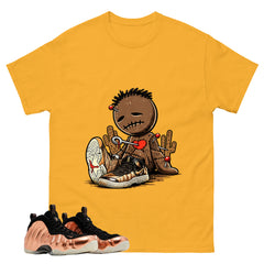 Sad Voodoo Graphic Tee, Shirt to Match Air Foamposite One Copper, Air Foamposite Unisex Black Shirt