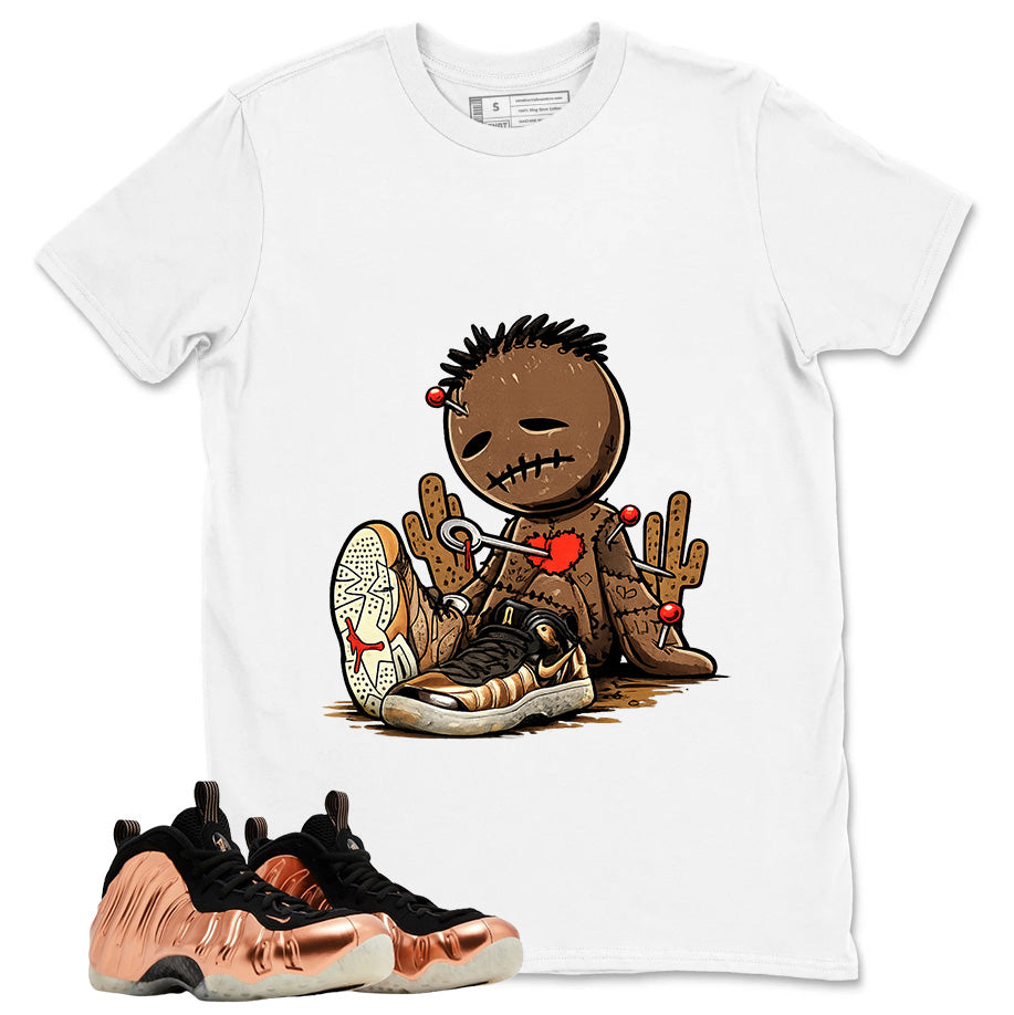 Sad Voodoo Graphic Tee, Shirt to Match Air Foamposite One Copper, Air Foamposite Unisex Black Shirt