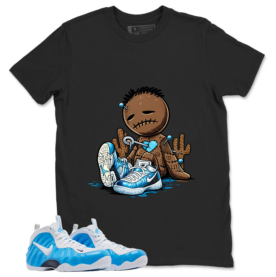 Sad Voodoo Graphic Tee, Shirt to Match Air Foamposite Pro University Blue, Air Foamposite Unisex Blue Shirt