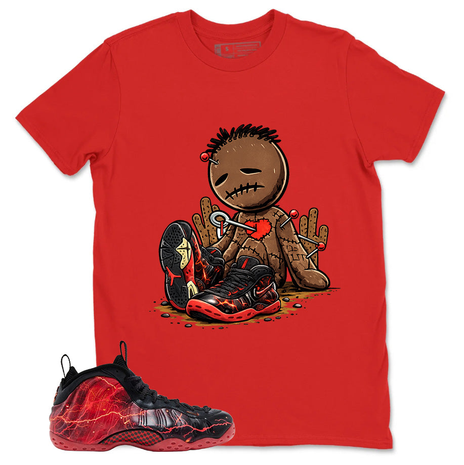 Sad Voodoo Graphic Tee, Shirt to Match Air Foamposite Stranger Things, Air Foamposite Unisex Blue Shirt