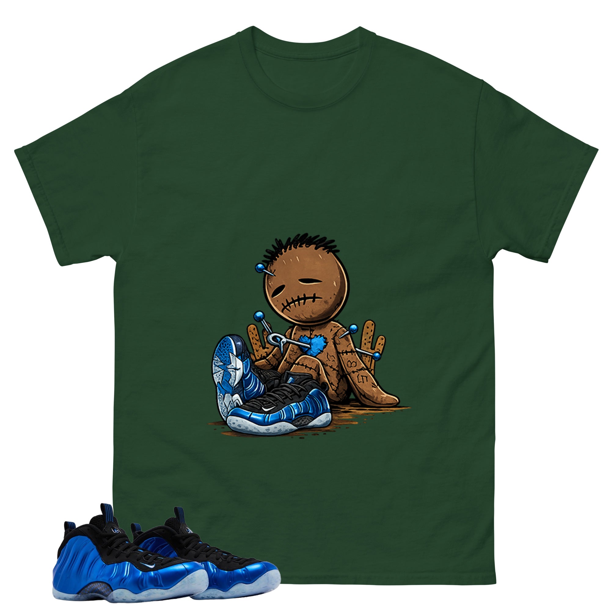 Sad Voodoo Shirt - Match Air Foamposite One Royal