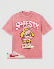 Sail Tropical Pink Travis Scott 1s Zadago Washed T-shirt Shiesty Pooh Graphic