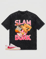 Sail Tropical Pink Travis Scott 1s Zadago Washed T-shirt Slam Dunk Graphic
