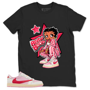 Sail Tropical Pink Travis Scott 1s Zadago Shirt Betty Boop Graphic 2