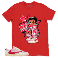 Sail Tropical Pink Travis Scott 1s Zadago Shirt Betty Boop Graphic 2