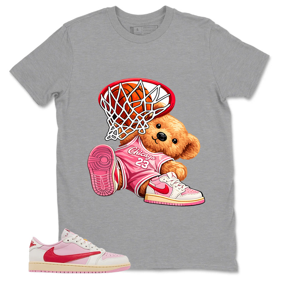 Sail Tropical Pink Travis Scott 1s Zadago Shirt Chicago 23 Bear Graphic