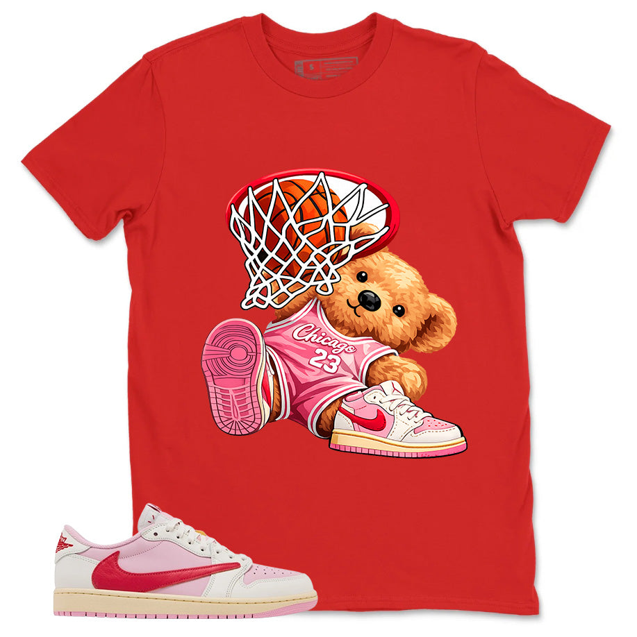 Sail Tropical Pink Travis Scott 1s Zadago Shirt Chicago 23 Bear Graphic