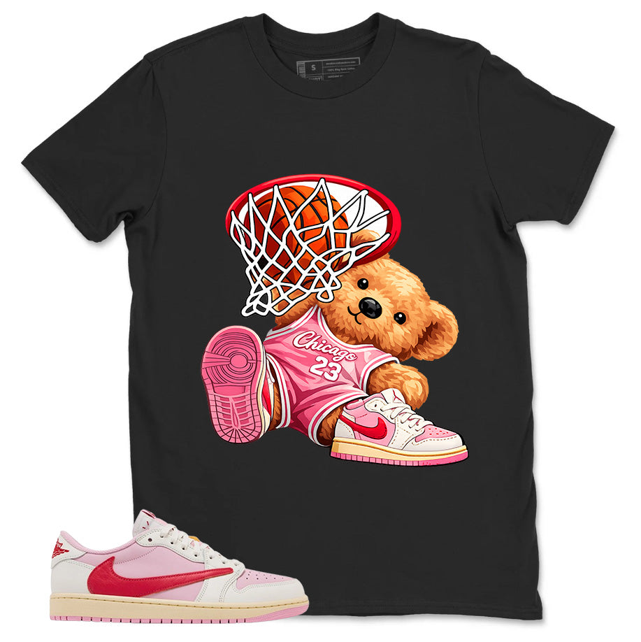 Sail Tropical Pink Travis Scott 1s Zadago Shirt Chicago 23 Bear Graphic