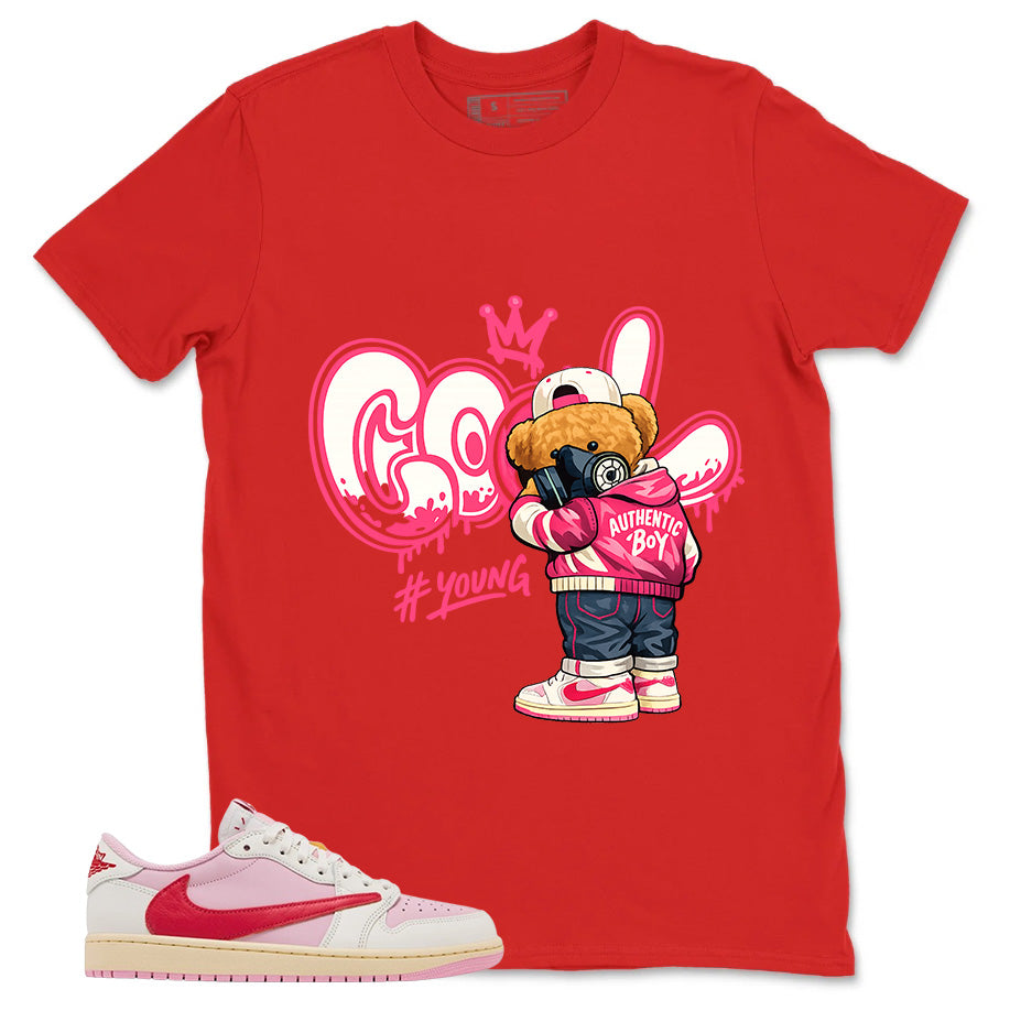 Sail Tropical Pink Travis Scott 1s Zadago Shirt Cool Boy Graphic