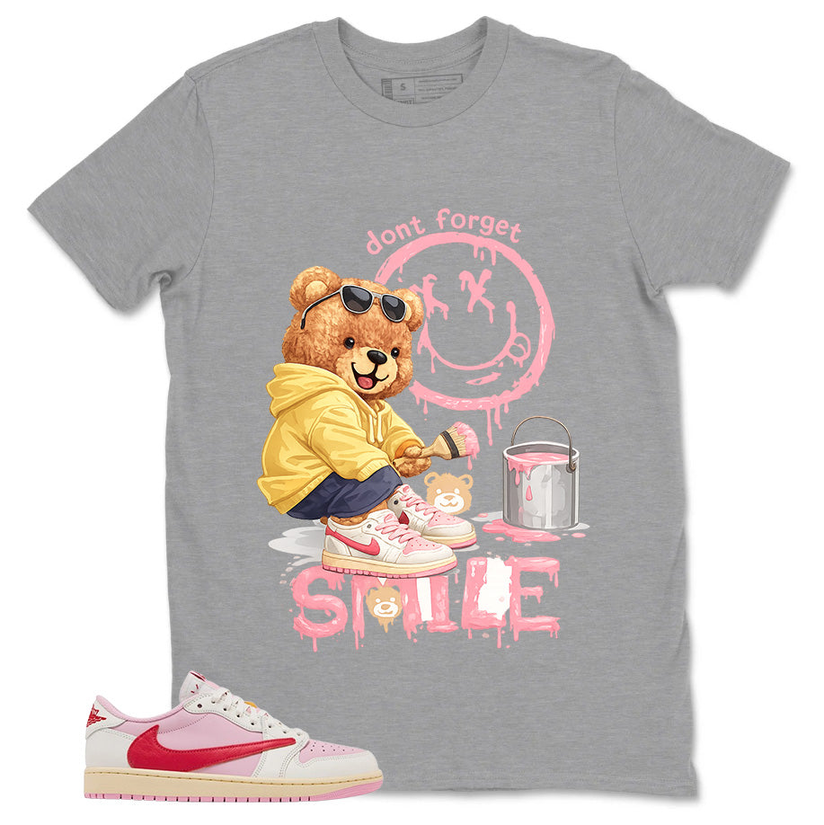 Sail Tropical Pink Travis Scott 1s Zadago Shirt Don't Forget Smile Graphic