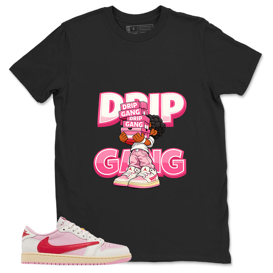 Sail Tropical Pink Travis Scott 1s Zadago Shirt Drip Gang Graphic