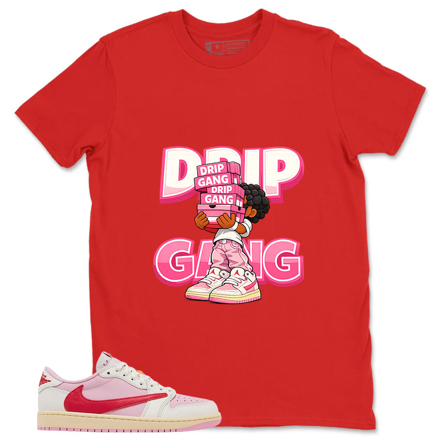 Sail Tropical Pink Travis Scott 1s Zadago Shirt Drip Gang Graphic