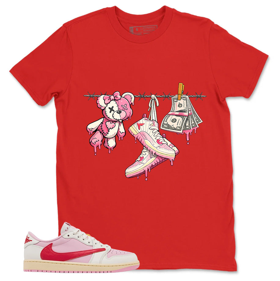 Sail Tropical Pink Travis Scott 1s Zadago Shirt Fresh Sneaker Graphic