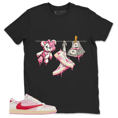 Sail Tropical Pink Travis Scott 1s Zadago Shirt Fresh Sneaker Graphic