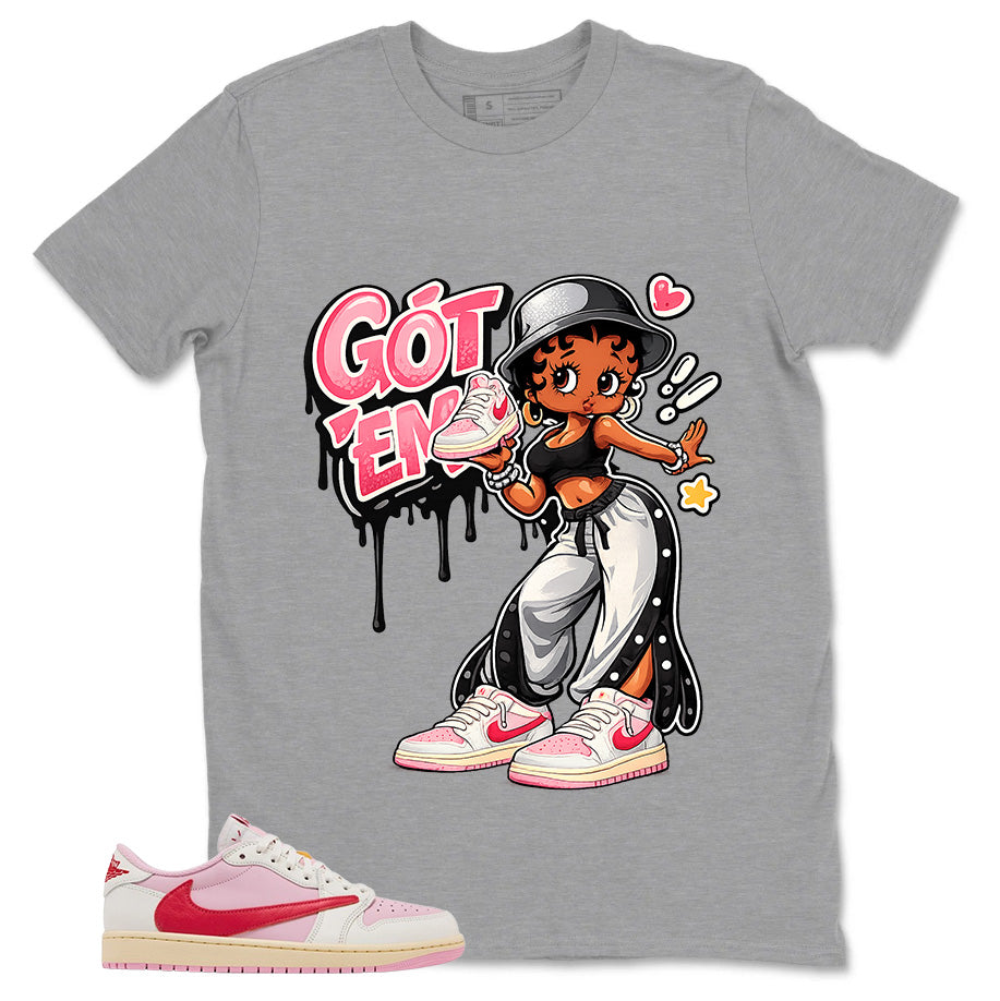 Sail Tropical Pink Travis Scott 1s Zadago Shirt Got 'Em Lady Graphic