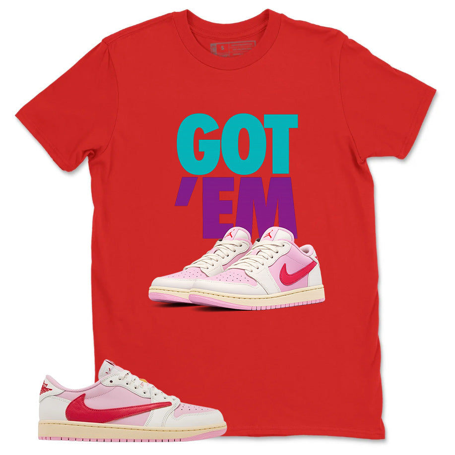 Sail Tropical Pink Travis Scott 1s Zadago Shirt Got 'Em Graphic