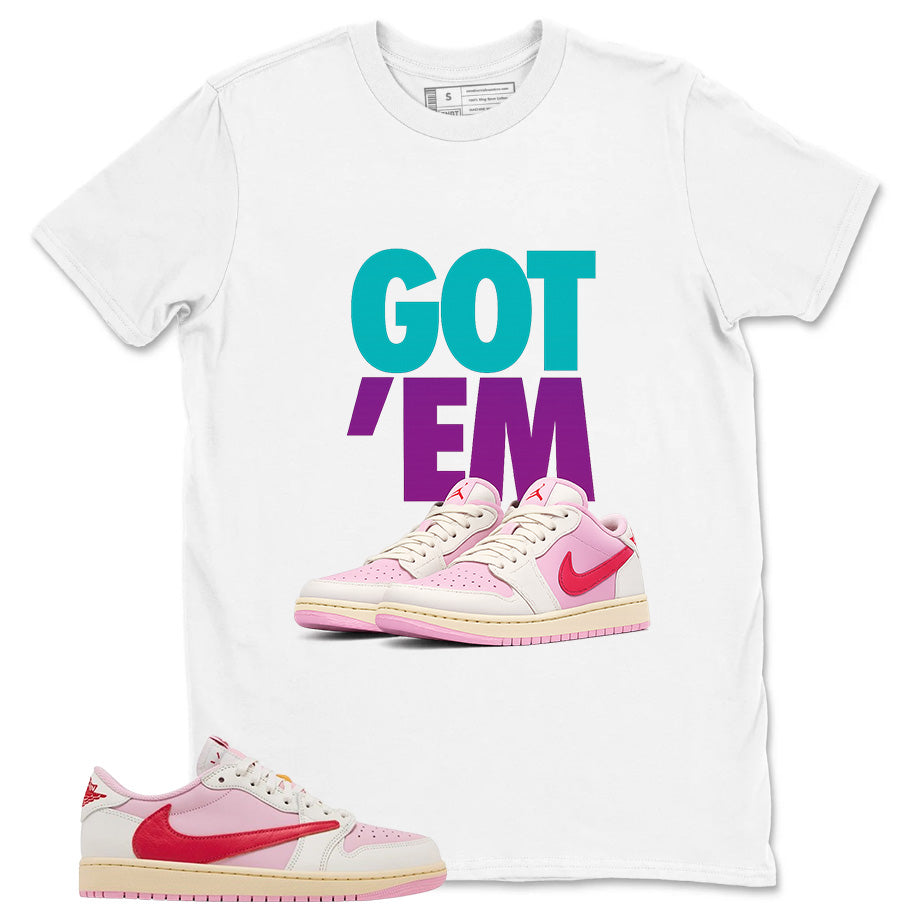 Sail Tropical Pink Travis Scott 1s Zadago Shirt Got 'Em Graphic