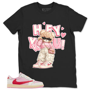 Sail Tropical Pink Travis Scott 1s Zadago Shirt Hey You Graphic