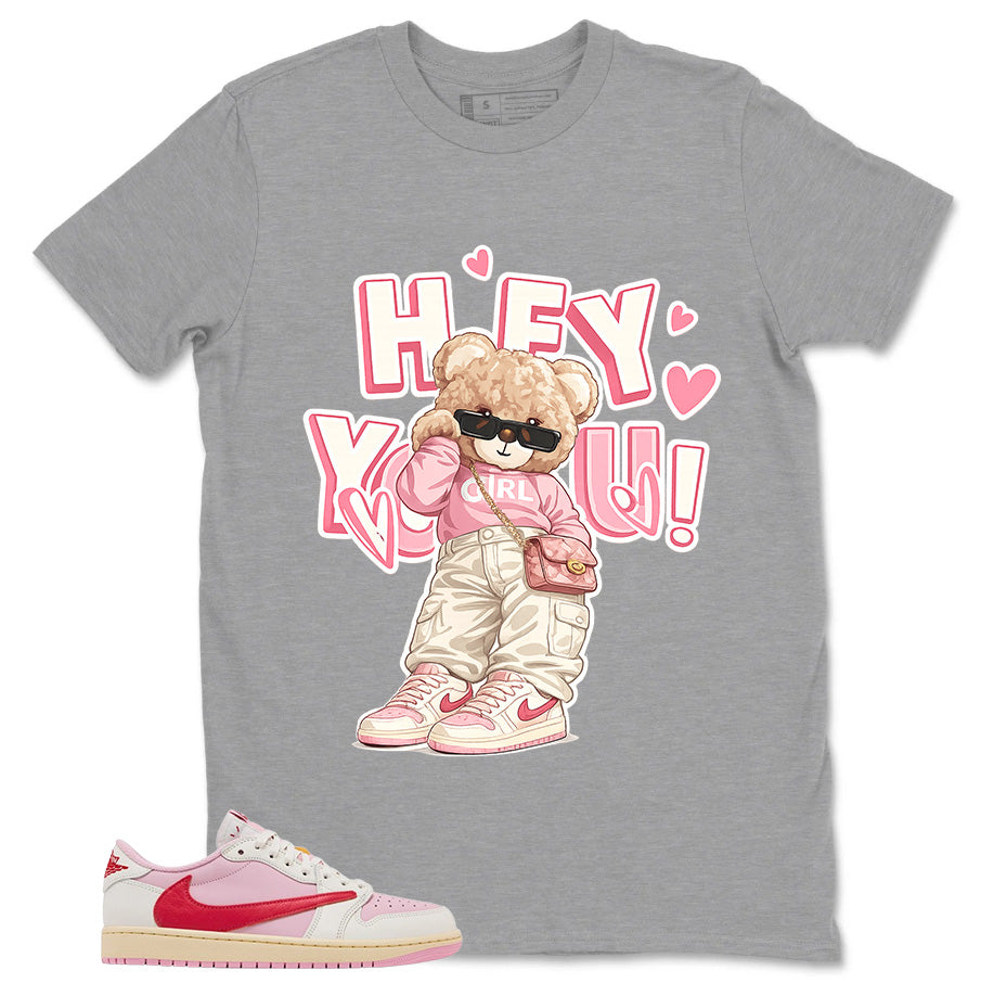 Sail Tropical Pink Travis Scott 1s Zadago Shirt Hey You Graphic