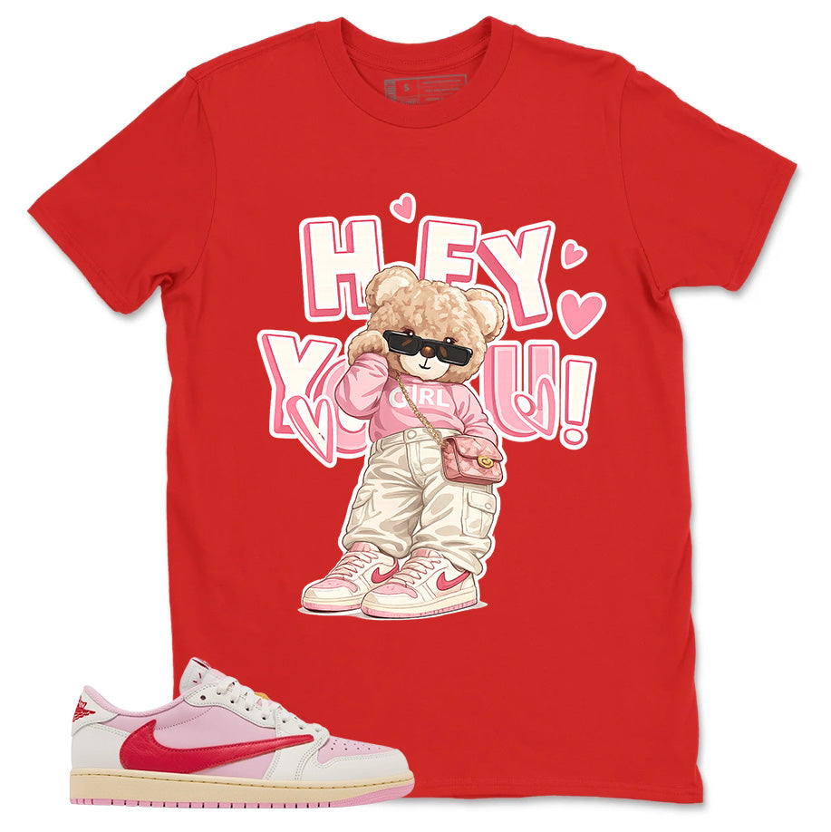Sail Tropical Pink Travis Scott 1s Zadago Shirt Hey You Graphic